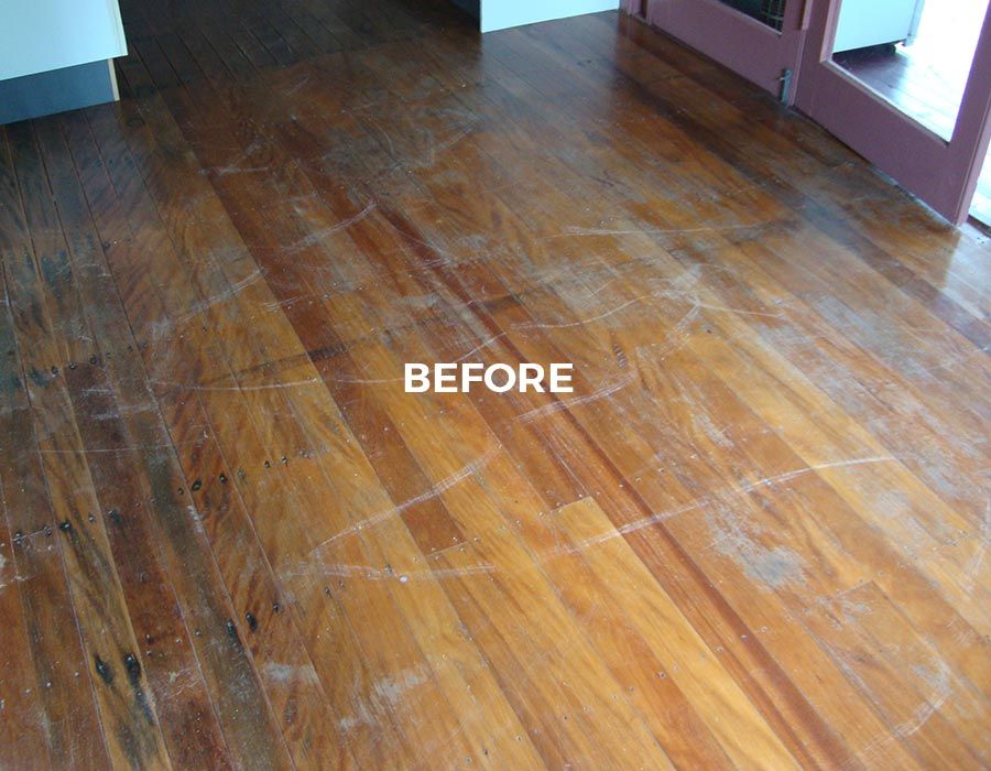 unpolished, rough floor